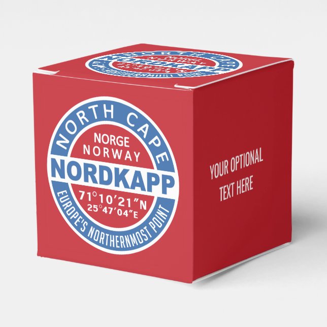 Ballotins NORDKAPP Norvège ballotin personnalisé (Verso)