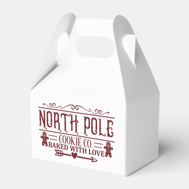 Ballotins North Pôle Cookie company Noël Holiday (Verso)
