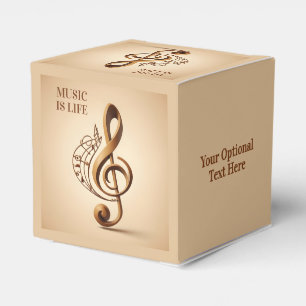 Ballotins Note de clic musicale de texte personnalisé
