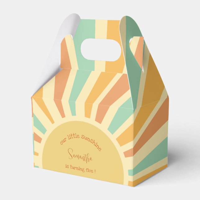 Ballotins notre petit soleil grand soleil avec rayons annive (Verso)