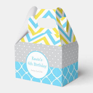 Ballotins Notre petit Sunshine Blue et Jaune fête d'annivers