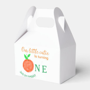 Ballotins Notre petite cuite orange un agrumes d'anniversair