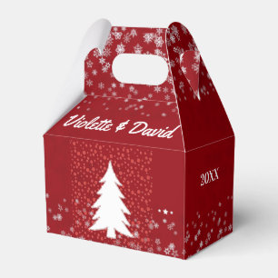 Ballotins Notre premier sapin rouge marié de Noël