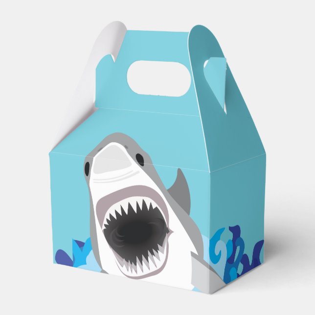 Ballotins Nourriture de requin - Grande attaque de requin bl (Verso)