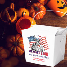 Nous voulons Boo Patriotique Halloween Costume Par