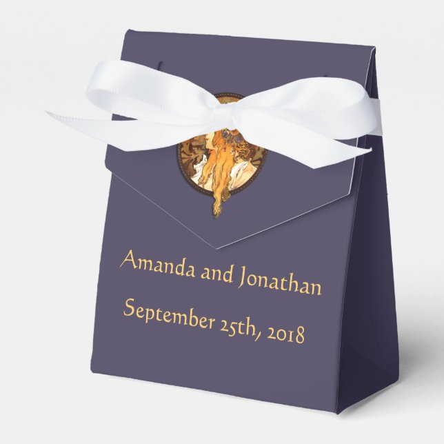 Ballotins Nouveau Mariage Mariage Favor Box (Verso)