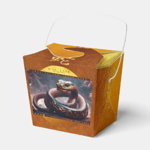 Ballotins Nouvel An chinois du serpent 2025 Wood TOFB2