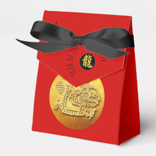 Ballotins Nouvel an chinois Rouge Golden Dragon 2024 TFB