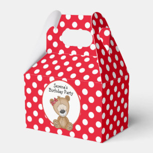 Ballotins Nouvel anniversaire de l'ours en peluche mignonne 