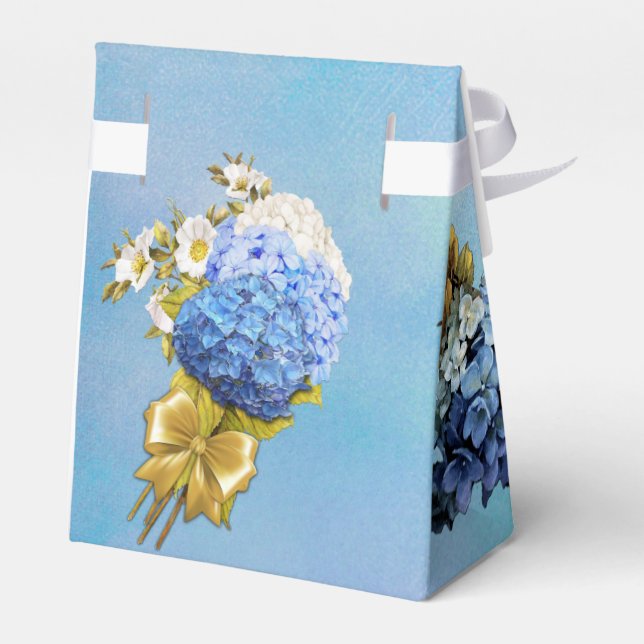 Ballotins Nuances d'aquarelle bleue Hydrangeas (Arrière)