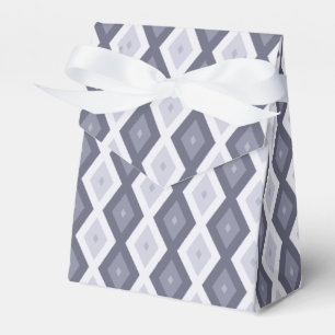 Ballotins Nuances de bleu gris motif diamant