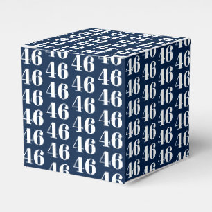 Ballotins Numéro d'anniversaire personnalisé, bleu marine bl