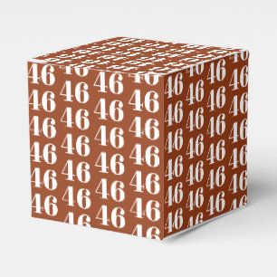 Ballotins Numéro d'anniversaire personnalisé Boîte cadeau ro