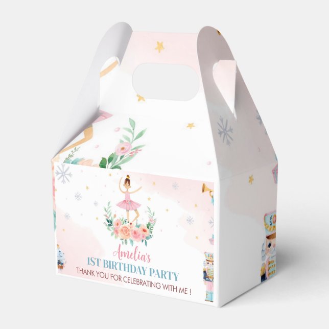 Ballotins Nutcracker rose Ballotin de fête d'anniversaire (Verso)