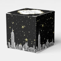 NYC Skyline Etted Starry do-it-yourself BG Color