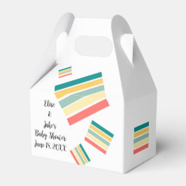 Ballotins Obtenons Beachy Baby shower Favor boîte cadeau