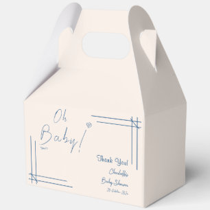 Ballotins Oh Bébé! Déco de Baby Shower Minimaliste et Mixte