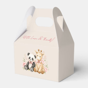 Ballotins Oh Bébé Panda et Girafe Baby Shower