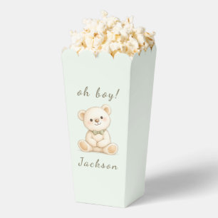 Ballotins Oh Boy Teddy Bear Baby Shower Popcorn