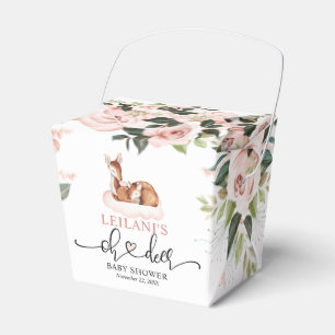 Ballotins Oh Deer Baby shower Floral rose