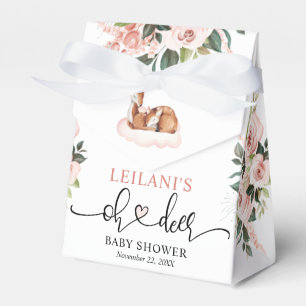 Ballotins Oh Deer Baby shower Floral rose