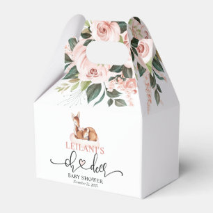 Ballotins Oh Deer Baby shower rose Floral