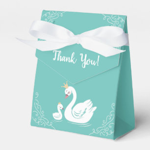 Ballotins Oiseau Baby shower de cygne avec thème de couronn