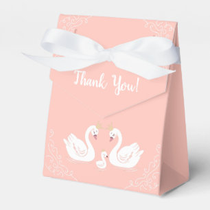 Ballotins Oiseau Baby shower de Swans avec la coEd Peach