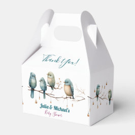 Ballotins Oiseaux de Whimsical sur Branches Baby shower Past