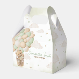 Ballotins On peut attendre le Baby shower de l'ours vert