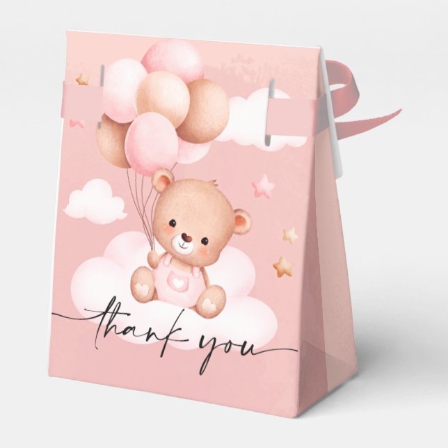 Ballotins On peut attendre le Baby shower des filles (Arrière)
