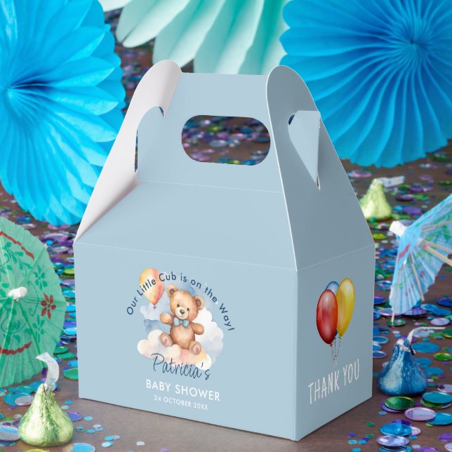 Ballotins On Peut Attendre Le Baby shower Teddy Bear Garçon (Fête)