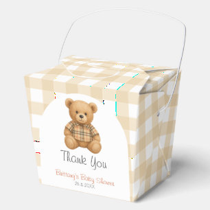 Ballotins On Peut Attendre Teddy Bear Baby shower