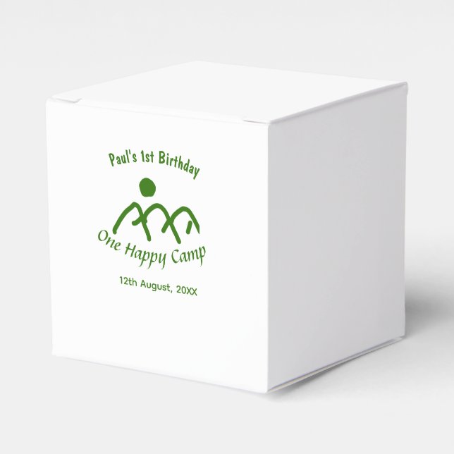 Ballotins One happy camp green mountain sun 1st birthday  (Verso)