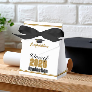 Ballotins Or Chic Noir Classe de 2026 Diplômé sur mesure