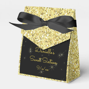Ballotins Or élégant, faux brillant, Sweet Sixteen