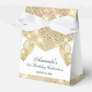 Ballotins Or et Blanc Glam Personnalisable