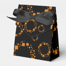 Ballotins Orange alerte float abstrait Halloween boîte noire