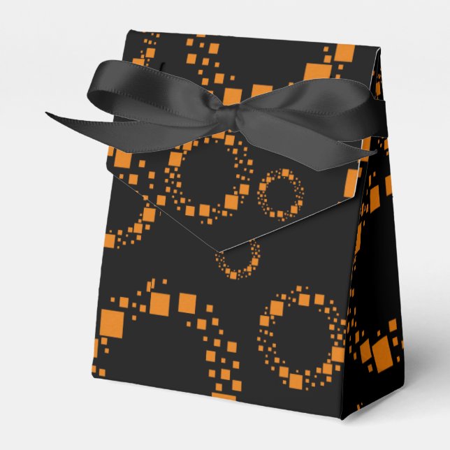 Ballotins Orange alerte float abstrait Halloween boîte noire (Verso)