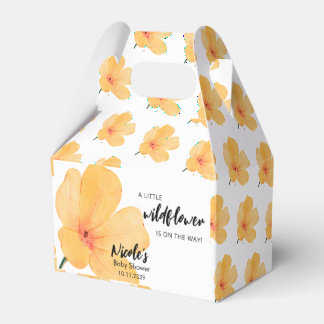 Ballotins Orange Little Wildflower On the Way Baby Shower