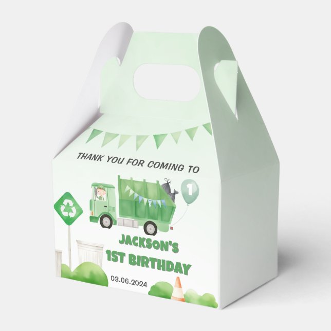 Ballotins Ordures Camion 1ère fête d'anniversaire (Verso)