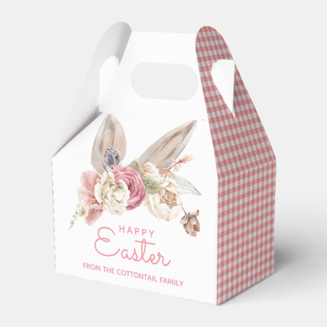 Ballotins Oreilles de lapin floral | Bonne Pâques (Verso)