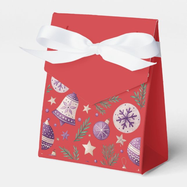 Ballotins "Ornement de Noël rouge et Ballotin Bell" (Verso)