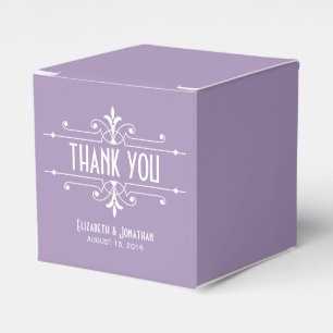 Ballotins ornementaux mauve fantaisie