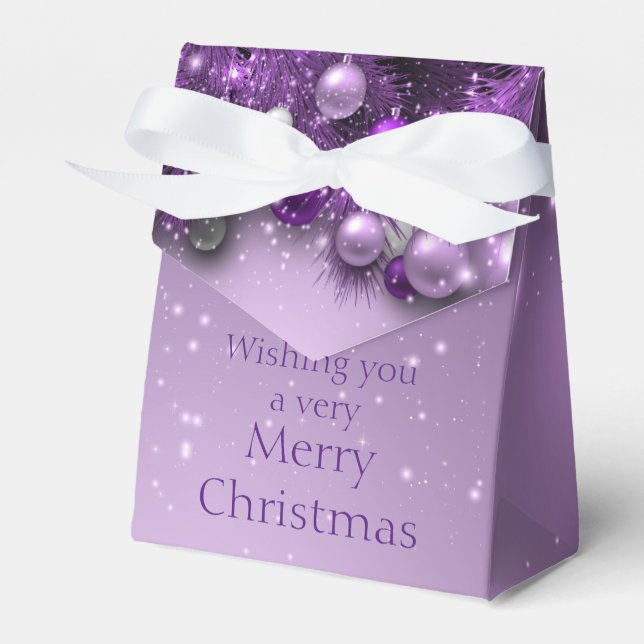 Ballotins Ornements de Noël - Purples (Verso)