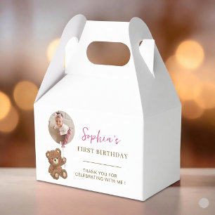 Ballotins Ours en peluche personnalisé, souvenir photo pour
