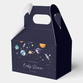 Ballotins Over The Moon Boy Baby Shower Invite, Space Galaxy