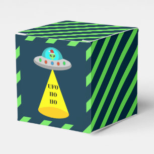Ballotins OVNI de Noël Ho Ho Alien soucoupe volante