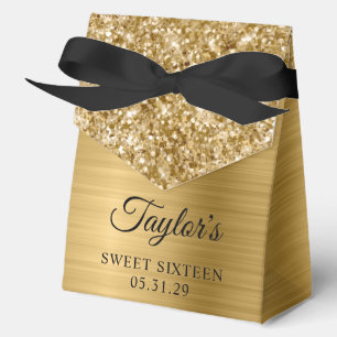 Ballotins Pailleté Or Glam Sweet Sixteen