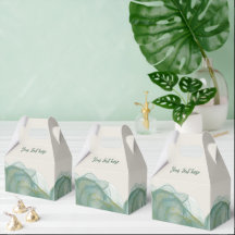 Pailleté Vert Élégant Or - Personnaliser + Logo 
